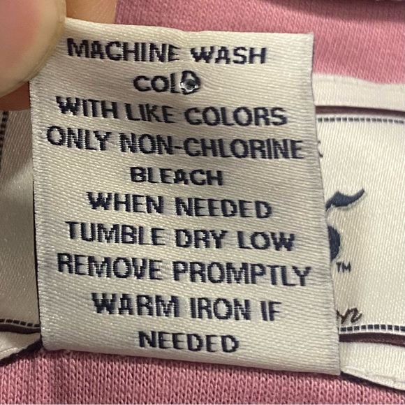 JOS. A BANK Men’s Polo Shirt Blue Pink White Striped 1905 Short Sleeve Size XL - Picture 3 of 5